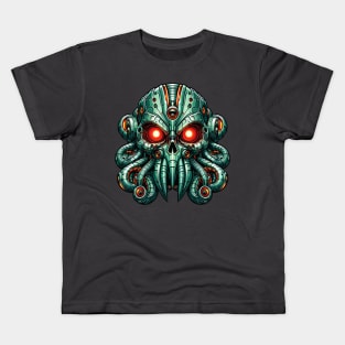 Biomech Cthulhu Overlord S01 D15 Kids T-Shirt